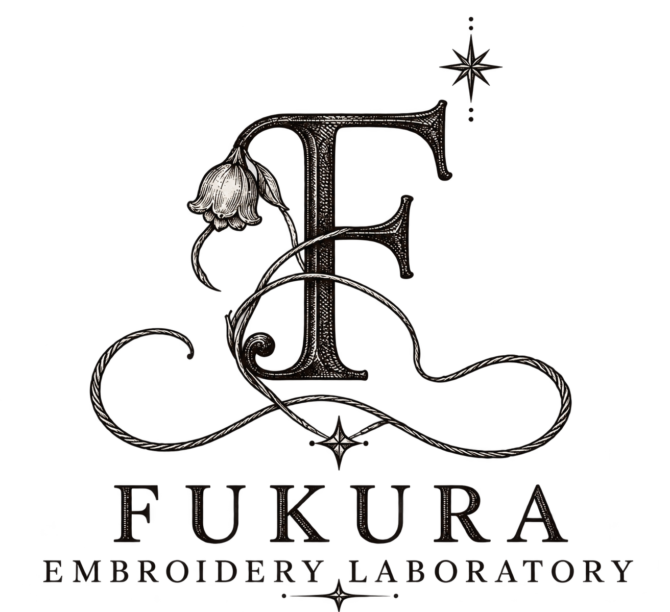 fukura刺繍研究室の正式ロゴ